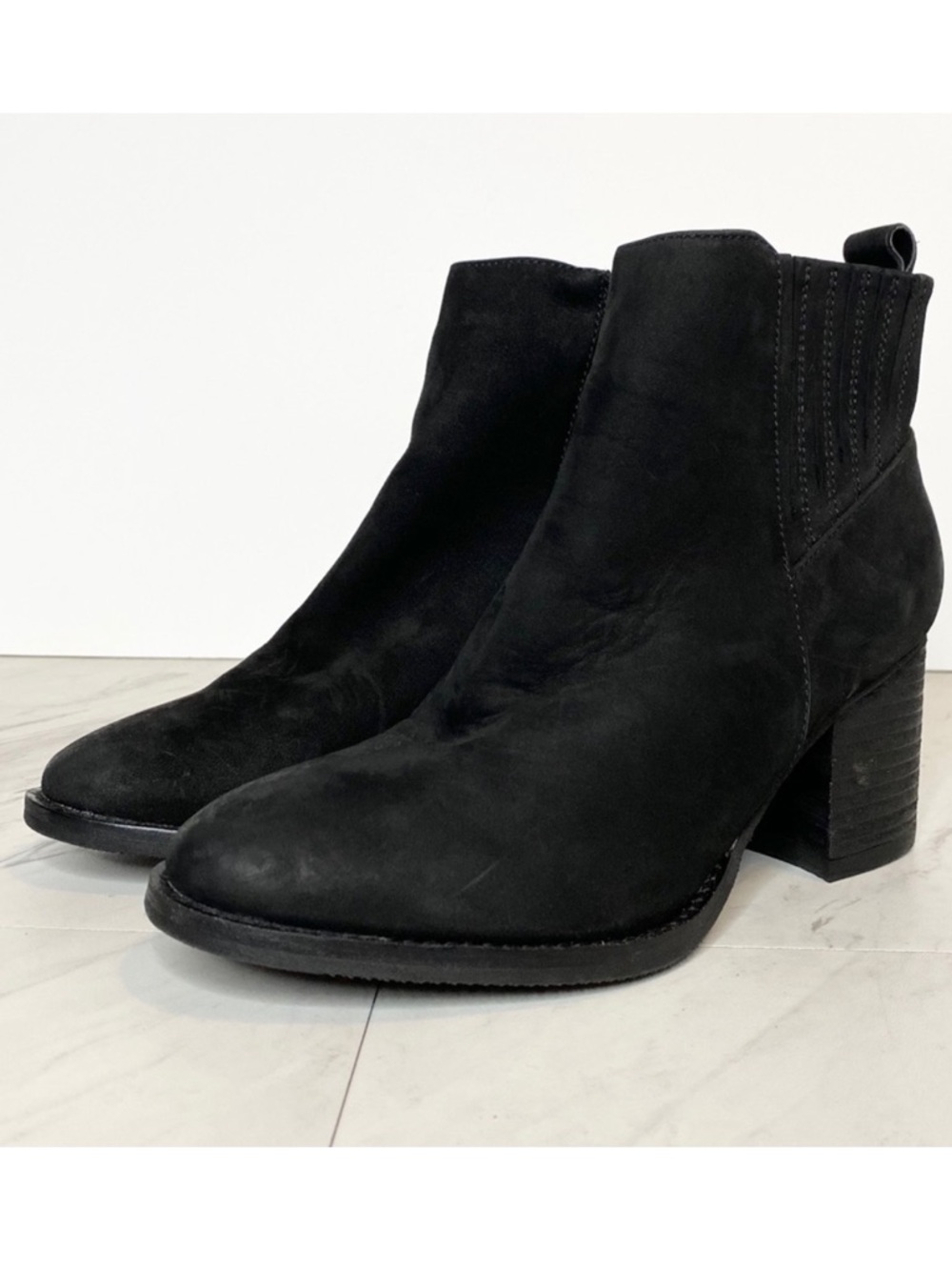 Blondo Noa Black Heeled Waterproof Bootie 6M